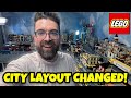 I Changed My LEGO City Layout Again - With BIG New Additions!