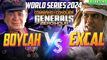 🔴 LIVE | C&C Generals Zero Hour World Series 2024 | BoYcaH vs ExCaL | Quarter Final