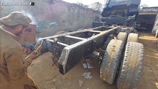 Nissan dumper restoration, truck restoration and chassis repair