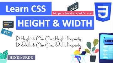 CSS Width & Height in Hindi/Urdu | Learn CSS3 | #MasterStuffs