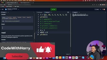 List Methods in Python   Python Tutorial   Day #23