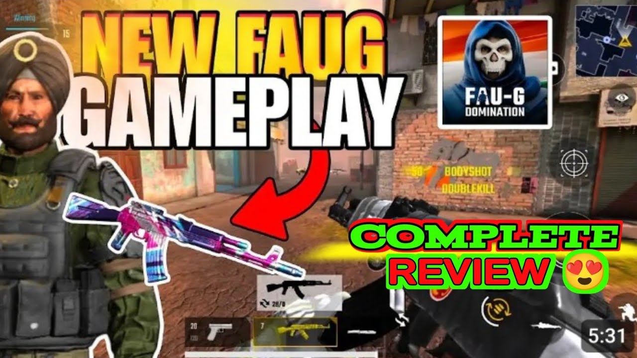 FauG Domination 🪖 Gameplay and complete details about game| FauG review| complete FauG setting