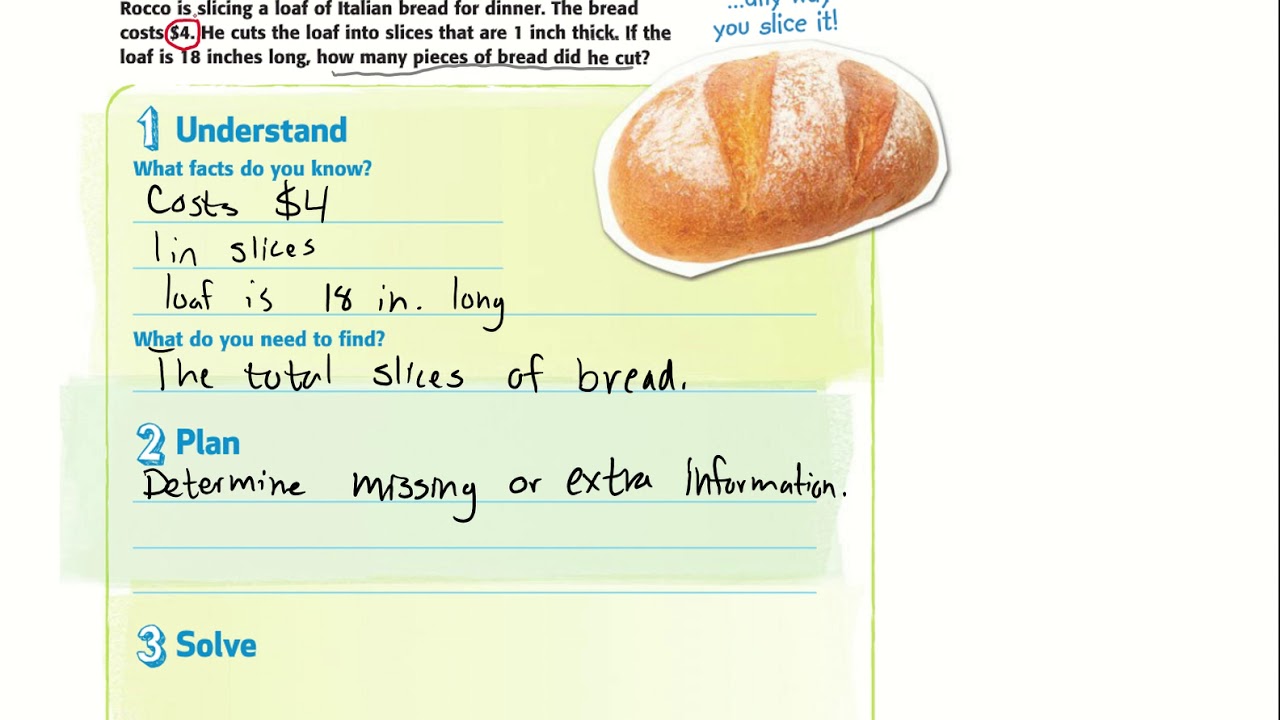 5th Grade Math Chapter 3 Lesson 13: Determine Extra or Missing ...