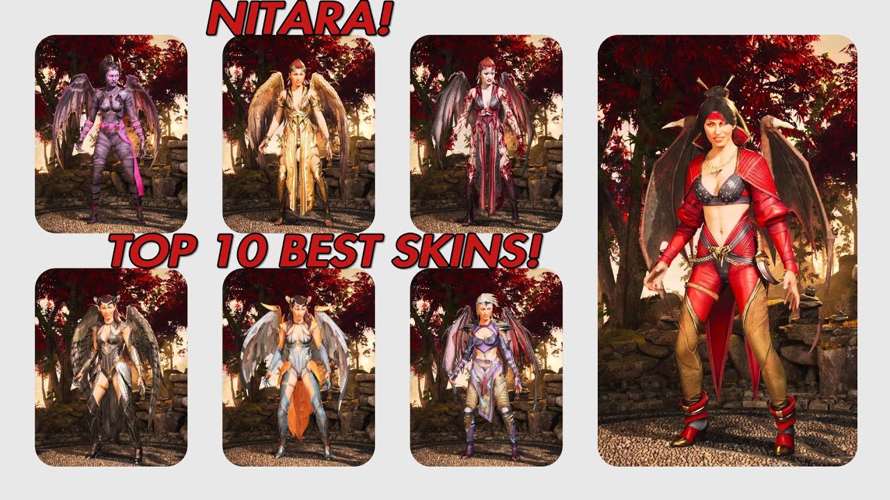 MK1 - TOP 10 BEST NITARA SKINS!