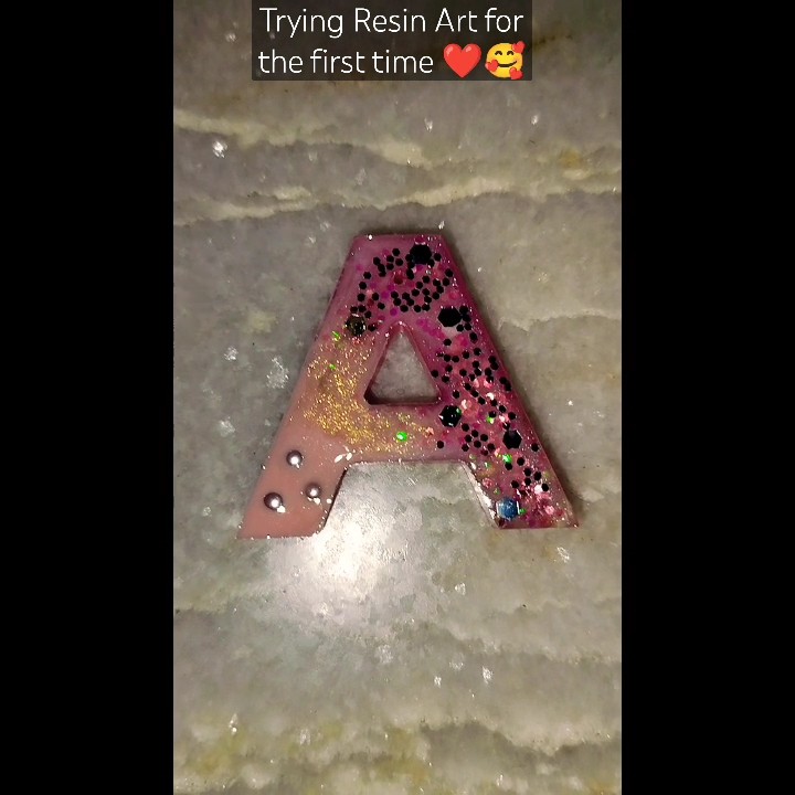 Trying Resin Art for the first time ️🥰#resin#resinart# ...