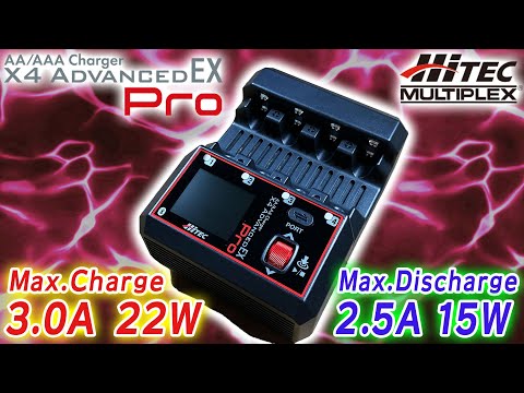 HITEC X4 ADVANCED PRO ネオチャンプ付き HiTEC AA/AAA Charger