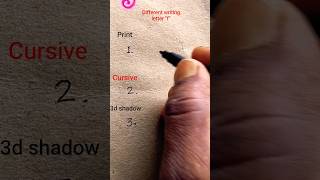 3 ways of writing letter "f" ll Different types of writing letters ll