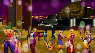 Blue Mary Alice Garnet King VS Hinako B Jenet Malin KOF Women Fight MUGEN The Ki