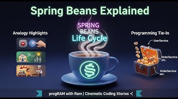 Spring Beans Explained with Coffee ☕ | Cinematic Spring Boot Tutorial | progRAM | Tanglish -Tamil