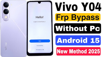 Vivo Y04 Frp Bypass | Without Pc | Google Account Lock Unlock - Android 15 New Security Update 2025