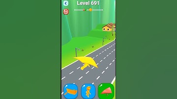 🔥Shape-shifting &Transform 🔥The character 👀 Level 691 #shapeshifting #gameplay #gaming  #shorts