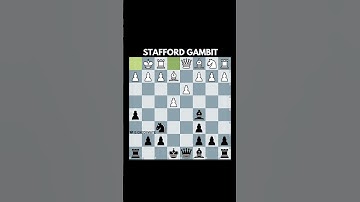 Stafford Gambit | Chess Opening Trap | #chess