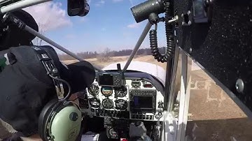 Husky Crosswind Taxi and Takeoff