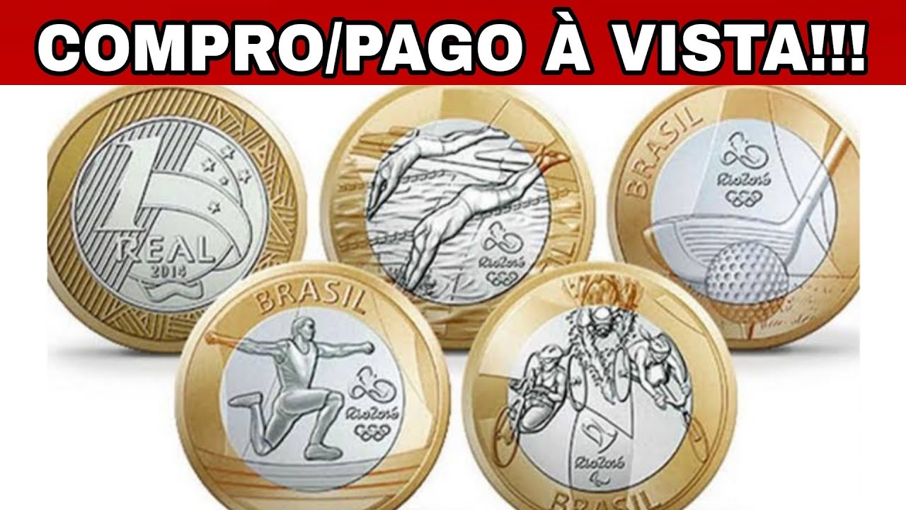 COMPRO MOEDAS DAS OLIMPÍADAS (qualquer modalidade e mascotes) Pago avista!