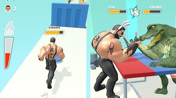 MUSCLE RUSH Game All levels Gameplay Walkthrough Android, iOS Level 23-24