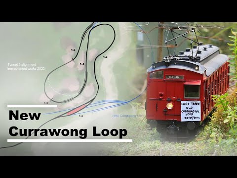 Last train to old Currawong loop - the main crossing loop on the line gets an upgrade