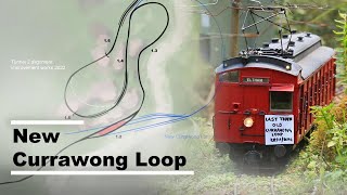 Last train to old Currawong loop - the main crossing loop on the line gets an upgrade