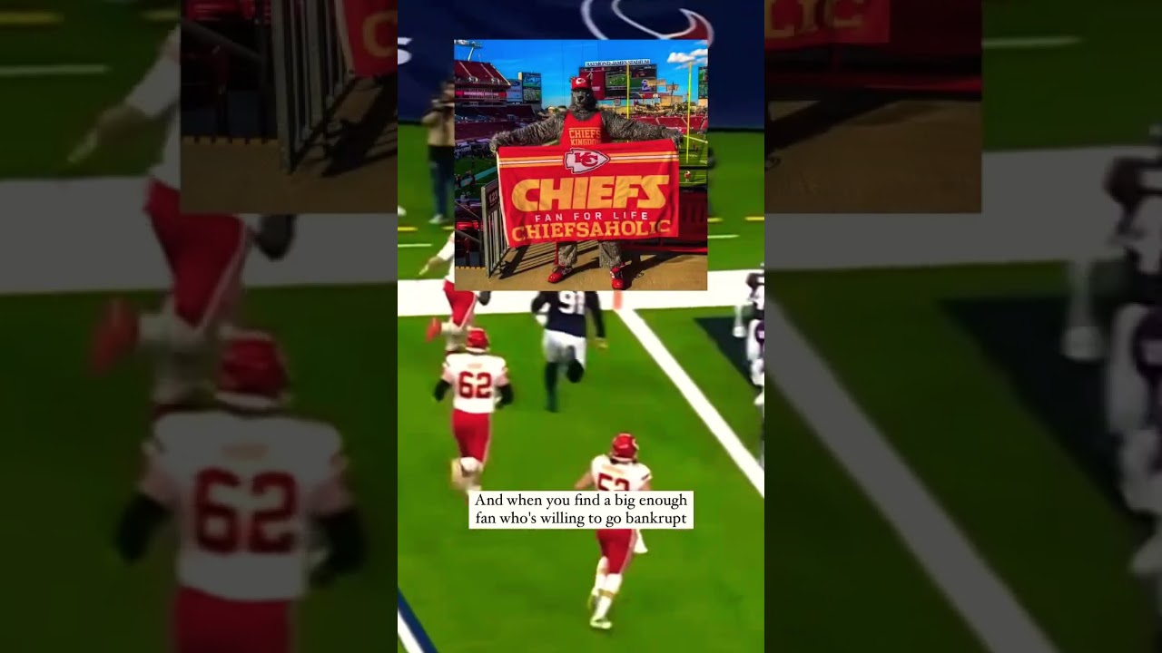 This is the most committed NFL fan you'll ever see! 