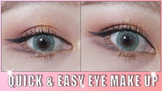 QUICK &amp; EASY EYE MAKE UP 2 | HƯỚNG DẪN TRANG ĐIỂM MẮT ĐI TIỆC | TRANG ĐIỂM MẮT TONE NÂU ĐẤT