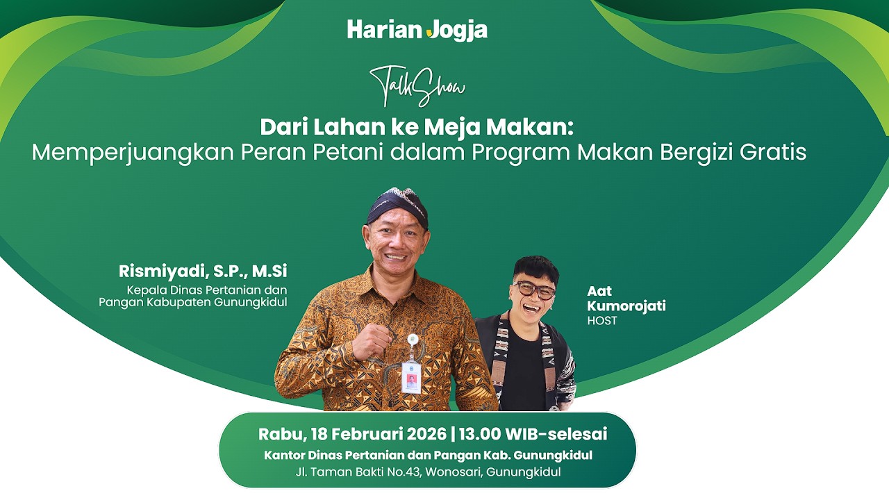 🔴 LIVE || Peran Petani dalam Program Makan Bergizi Gratis