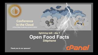 Open Food Facts - Stéphane (lightning talk)