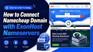Connect Namecheap Domain to ExonHost Hosting - Full DNS Setup Tutorial