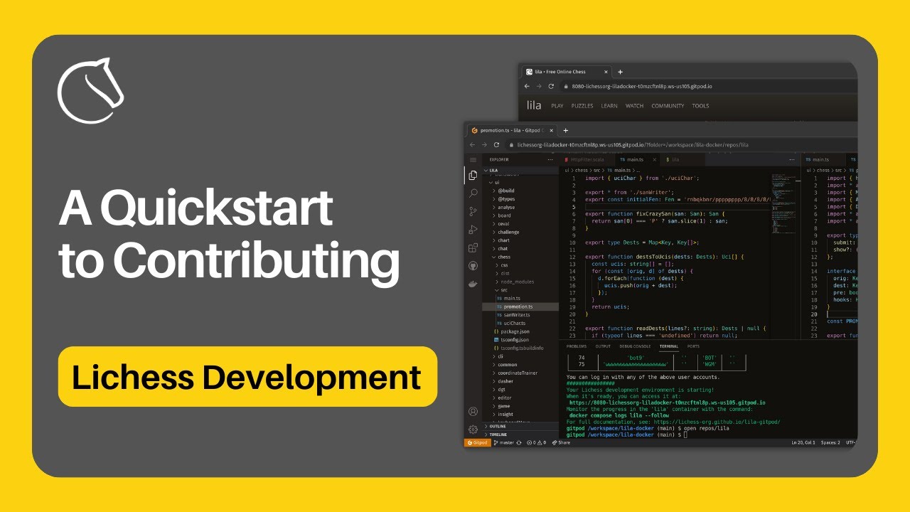 Lichess Development Made Easy With Gitpod