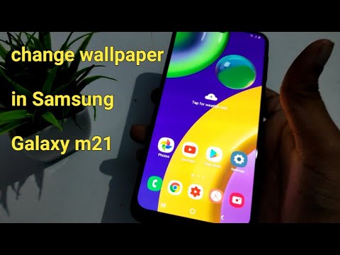 How to change  default wallpaper  in Samsung  Galaxy m21 