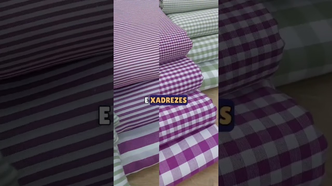 O Fio Tinto não é estampado!