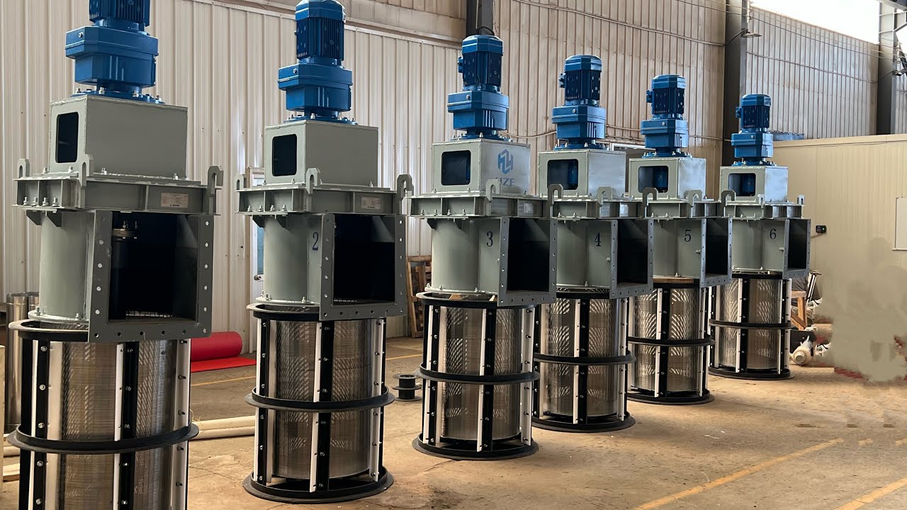 Interstage Screen Racking System Tamices rotativos tipo trommel listos para su despacho rumbo a Costa ...