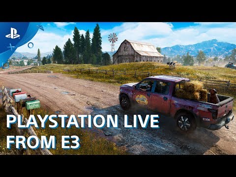 Far Cry 5 PS4 Gameplay Demo - with Hired Gun Nick Rye | E3 2017