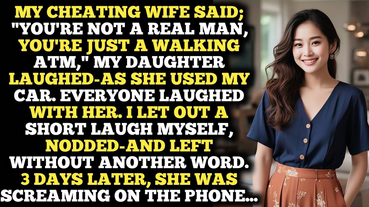 My Wife Said; "You’re Not A Real Man, You’re Just A Walking ATM," So Destroyed Her With Revenge...