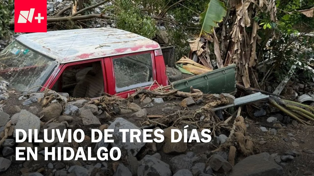 Lluvias torrenciales en Hidalgo: Juan fue sepultado por un alud - Despierta