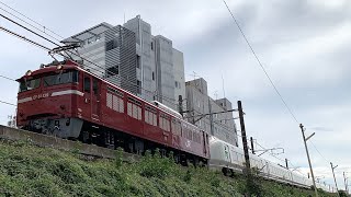 【廃車回送】配9147レ 651系OM201編成 KY廃車回送 EF81 139牽引 @馬橋-南流山【#317 2023-10-25】