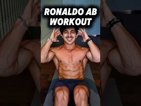 Cristiano Ronaldo Ab Workout💀 my fitness app in my bio #bernardorebeil