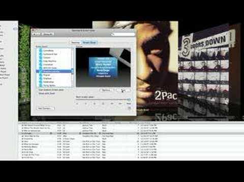 Screen Capture / Screensaver in Mac OS-X Leopard
