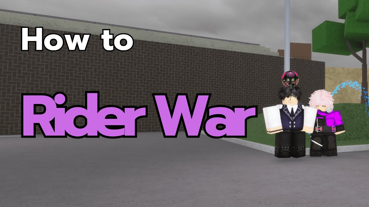 วิธีเล่น Rider War (PvP mode) - [Roblox] Rider World How to play Rider ...