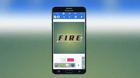 Fire Text Effect Kinemaster Tutorial