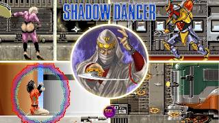 Shadow Dancer - All Bosses & Ending (Arcade)