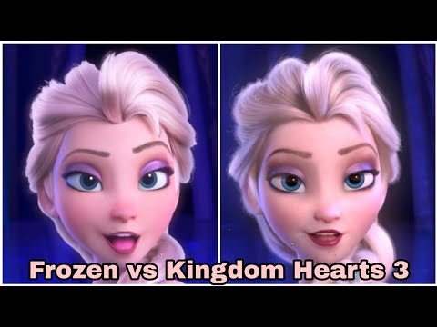 Frozen vs Kingdom Hearts 3😍Tik tok videos ❣️ Disney princesses 💞 Glow up 💖