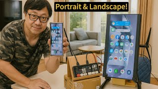 Android Live Feed on ATEM Mini Pro – Portrait or Landscape!