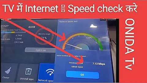Run an Internet Speed Test on Any Tv