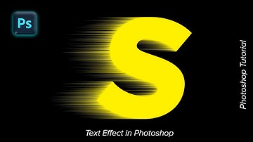 Photoshop Text Effect | How to Create Speed Text Effect in Photoshop | Photoshop Tutorial