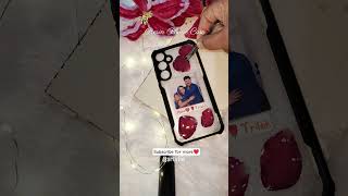 Custom Resin Phonecase | photo phone cover| Resin phone case #ytshorts #resinart