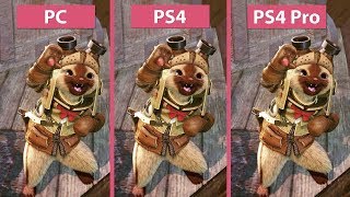 [4K] Monster Hunter World – PC 4K Max vs. PS4 vs. PS4 Pro Graphics Comparison