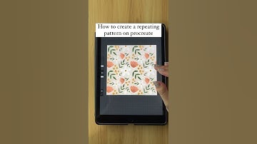 How to make a repeating pattern on procreate! 💗 #digitalart #procreateart #procreatetutorials