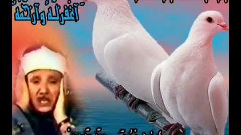 تلاوه التوبه والحاقه مسجد الحسين 1976