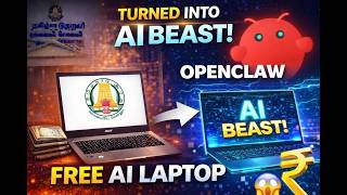 FREE Government Laptop → AI BEAST 😱 (OpenClaw AI Secret) TAMIL