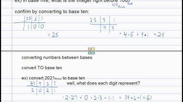 4.3a Number systems: conversion between bases