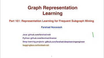 Part161: representation learning for frequent subgraph mining